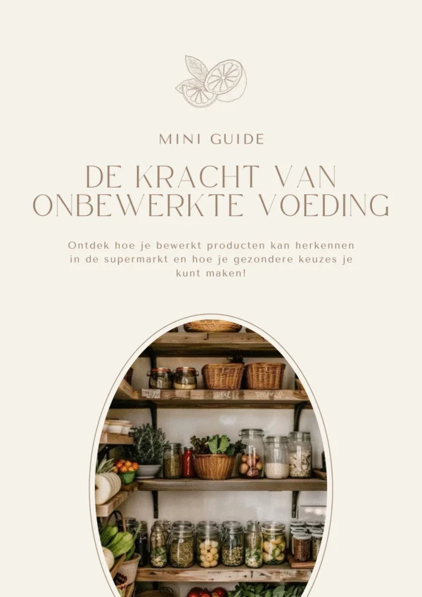 Mini guide - onbewerkt eten